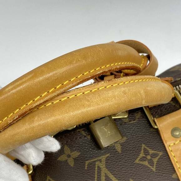 Louis Vuitton Monogram Keepall Bandouliere 55 Boston Bag M41414 Brown Men's a... - Picture 9 of 11